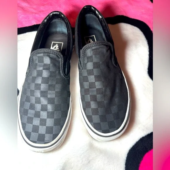 Vans Slip-On Checkerboard Skate Shoe - Picture 1 of 14